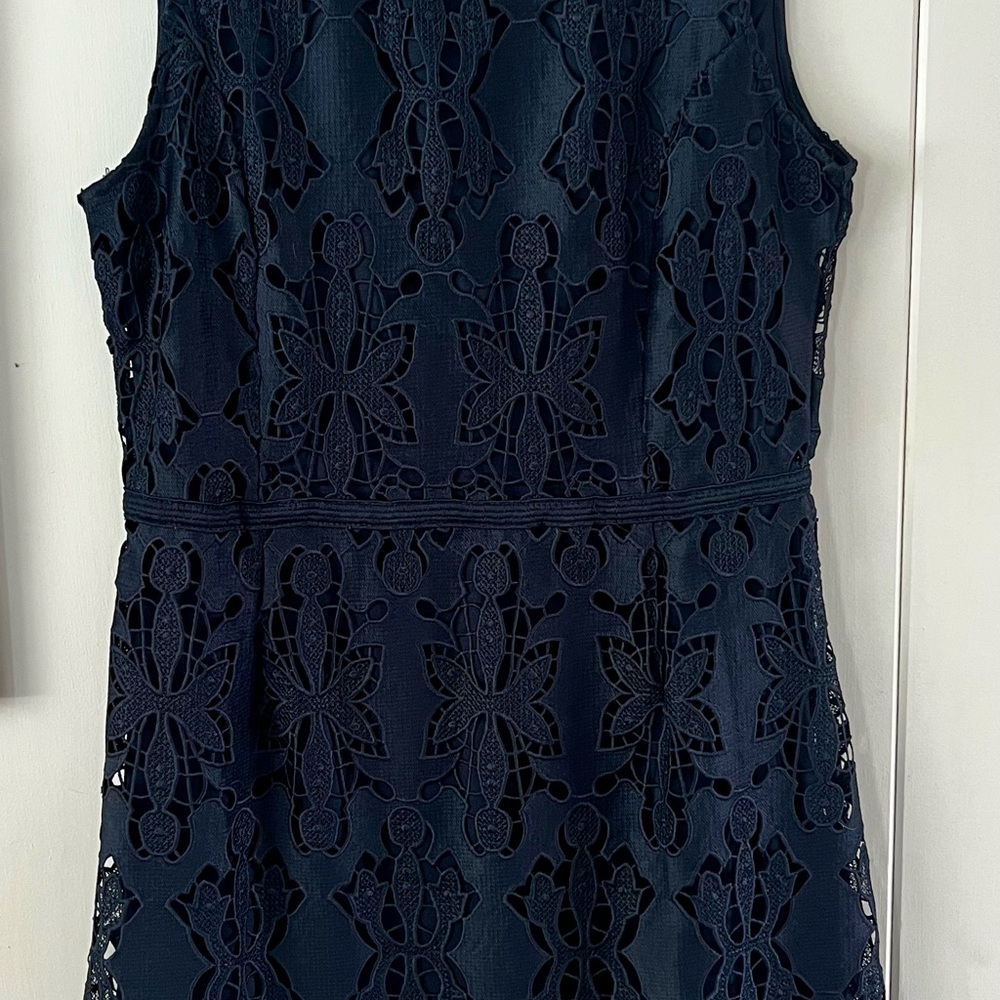 H&M - Elegant Navy Lace Dress
